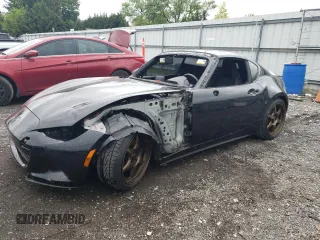 2020 Mazda MX-5 Miata Club z VIN JM1NDAL73L0415570, wystawiony jako Copart lot #57559175 z przebiegiem 51 712 mil mil oraz Szkoda całkowita • Salvage title. Historia ofert i sprzedaży dostępna na DreamBid. Obrazek 1.