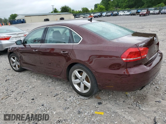 2014 Volkswagen Passat Wolfsburg Edition with VIN 1VWAS7A30EC028920, listed as a Copart auction lot 57174285 with 129,797 mi miles and Salvage title. Bid and sale history available at DreamBid. Image 2.