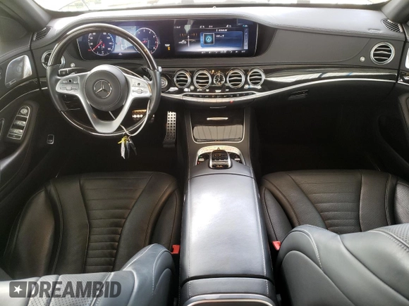 2020 Mercedes-Benz S-Class S 560 with VIN WDDUG8DB0LA519190, listed as a Copart auction lot 53286785 with 50,587 mi miles and Salvage Title. Bid and sale history available at carsss.com. Image 8.