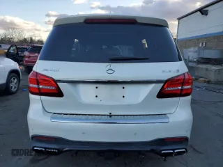 2017 Mercedes-Benz GLS with VIN 4JGDF7FE2HA887419, listed as a Copart auction lot 82378784 with 0 mi miles and Salvage Title. Bid and sale history available at carsss.com. Image 6.