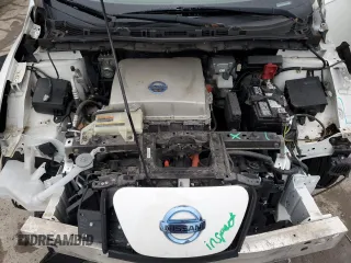 2015 Nissan LEAF SV with VIN 1N4AZ0CP0FC312609, listed as a Copart auction lot 70430622 with 55,198 mi miles. Bid and sale history available at carsss.com. Image 11.