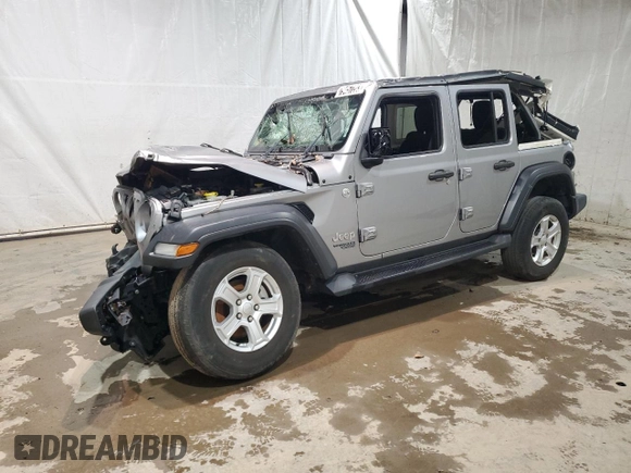2020 Jeep Wrangler Unlimited Sport with VIN 1C4HJXDN5LW220413, listed as a Copart auction lot 88042855 with 47,205 mi miles and Clean title. Bid and sale history available at DreamBid. Image 1.