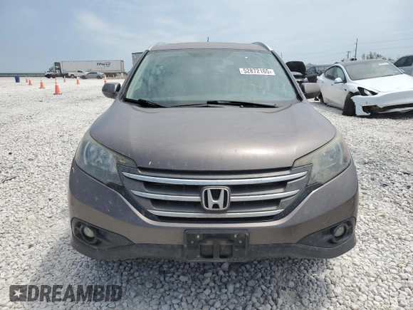 2014 Honda CR-V EX-L with VIN 2HKRM4H72EH637437, listed as a Copart auction lot 52872165 with 106,052 mi miles and Salvage Title. Bid and sale history available at carsss.com. Image 5.