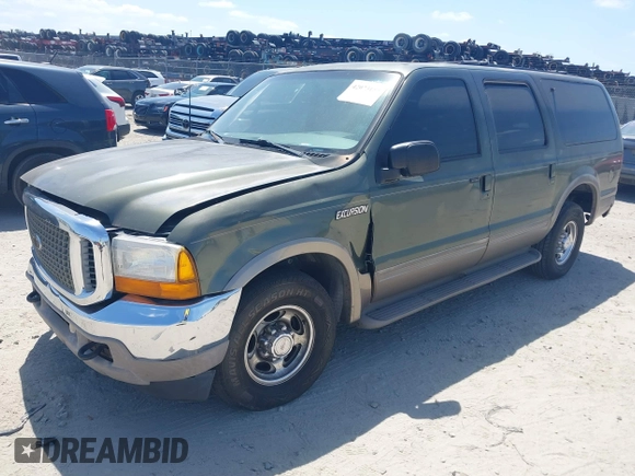 2001 Ford Excursion Limited z VIN 1FMNU42S71EA08659, wystawiony jako IAAI lot #42073155 z przebiegiem 393 805 mil mil oraz . Historia ofert i sprzedaży dostępna na DreamBid. Obrazek 17.