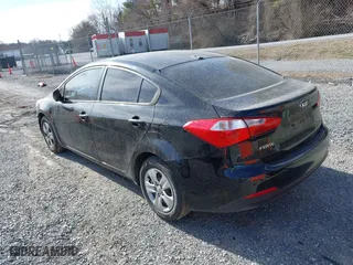 2014 Kia Forte LX with VIN KNAFK4A66E5179618, listed as a IAAI auction lot 41718330 with 115,052 mi miles. Bid and sale history available at carsss.com. Image 3.