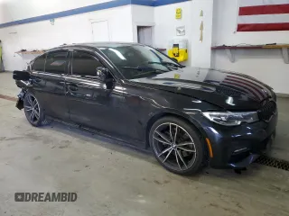 2022 BMW 3 Series 330i xDrive with VIN 3MW5R7J00N8C68253, listed as a Copart auction lot 89153665 with 0 mi miles and Salvage Title. Bid and sale history available at carsss.com. Image 4.