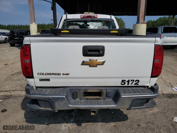2017 Chevrolet Colorado 2WD WT with VIN 1GCHSBEN0H1271501, listed as a Copart auction lot 75029824 with 0 mi miles and Salvage Title. Bid and sale history available at carsss.com. Image 6.