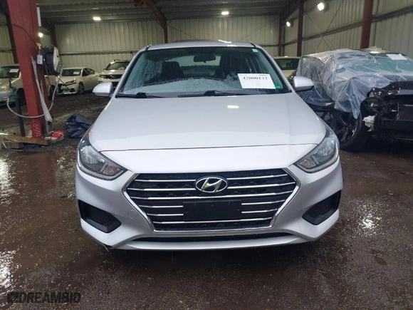 2020 Hyundai Accent SEL with VIN 3KPC24A69LE113751, listed as a IAAI auction lot 42000132 with 55,716 mi miles. Bid and sale history available at carsss.com. Image 12.