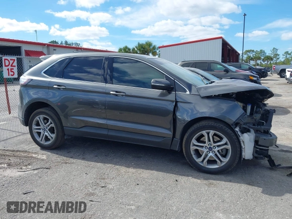 2016 Ford Edge Titanium with VIN 2FMPK3K87GBB22551, listed as a IAAI auction lot 41046840 with 98,349 mi miles. Bid and sale history available at carsss.com. Image 13.