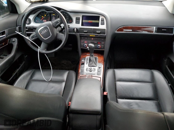 2010 Audi A6 with VIN WAUBVAFB9AN069697, listed as a Copart auction lot 52449595 with 97,110 mi miles and Salvage title. Bid and sale history available at DreamBid. Image 8.
