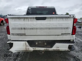 2019 Chevrolet Silverado 1500 Custom with VIN 3GCPYBEH7KG227329, listed as a Copart auction lot 50712934 with 99,428 mi miles and Salvage Title. Bid and sale history available at DreamBid. Image 6.