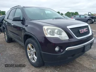 2009 GMC Acadia SLE1 with VIN 1GKER13DX9J146711, listed as a IAAI auction lot 42296910 with 144,285 mi miles and . Bid and sale history available at DreamBid. Image 1.