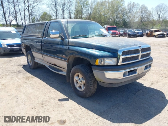 1996 Dodge 1500 with VIN 1B7HF16YXTS705630, listed as a IAAI auction lot 41931449 with 138,959 mi miles and . Bid and sale history available at DreamBid. Image 1.