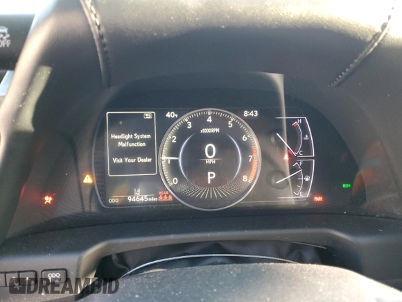 2019 Lexus ES 350 with VIN 58ABZ1B15KU021548, listed as a Copart auction lot 49694775 with 94,645 mi miles and Salvage Title. Bid and sale history available at DreamBid. Image 9.
