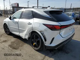 2023 Lexus RX 350 z VIN JTJCHMAA6P2008927, wystawiony jako Copart lot #58162815 z przebiegiem 7 340 mil mil oraz Szkoda całkowita • Salvage title. Historia ofert i sprzedaży dostępna na DreamBid. Obrazek 2.