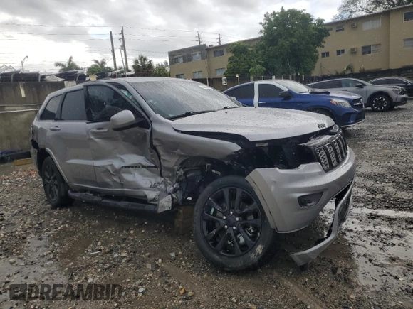 2021 Jeep Grand Cherokee Laredo X with VIN 1C4RJEAG0MC814067, listed as a Copart auction lot 52042035 with 39,127 mi miles and Non repairable. Bid and sale history available at DreamBid. Image 4.