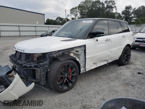 2022 Land Rover Range Rover Sport HST with VIN SALWS2RU8NA219045, listed as a Copart auction lot 71294394 with 38,088 mi miles and Salvage Title. Bid and sale history available at carsss.com. Image 1.