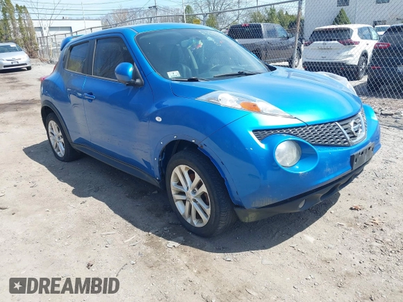 2012 Nissan Juke SL with VIN JN8AF5MV7CT120665, listed as a IAAI auction lot 42112288 with 179,492 mi miles. Bid and sale history available at carsss.com. Image 1.