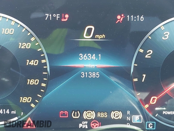 2023 Mercedes-Benz GLE 53 AMG with VIN 4JGFD6BB8PA837708, listed as a IAAI auction lot 41645242 with 31,385 mi miles and . Bid and sale history available at DreamBid. Image 16.