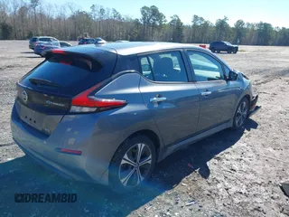 2021 Nissan LEAF SV with VIN 1N4AZ1CV0MC554964, listed as a IAAI auction lot 41649673 with 24,605 mi miles and . Bid and sale history available at DreamBid. Image 4.