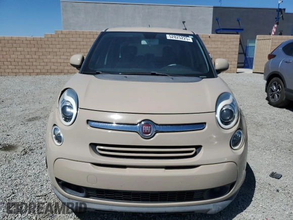 2014 FIAT 500L Easy with VIN ZFBCFABHXEZ024171, listed as a Copart auction lot 52825225 with 165,614 mi miles and Clean Title. Bid and sale history available at carsss.com. Image 5.