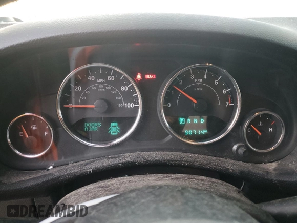 2018 Jeep Wrangler Unlimited Sport with VIN 1C4BJWDGXJL859340, listed as a Copart auction lot 41797885 with 90,714 mi miles and Salvage Title. Bid and sale history available at DreamBid. Image 9.