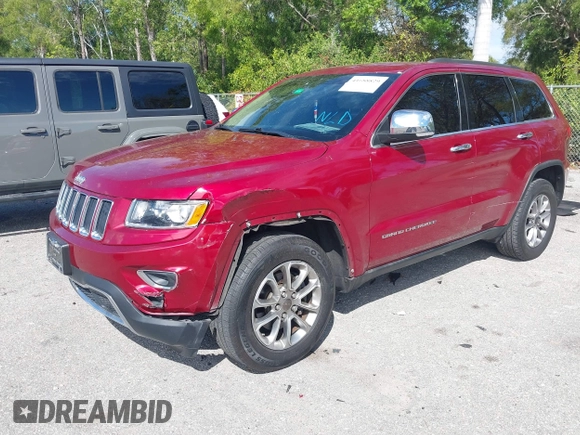 2014 Jeep Grand Cherokee Limited z VIN 1C4RJFBG4EC447633, wystawiony jako IAAI lot #41688829 z przebiegiem 109 472 mil mil oraz . Historia ofert i sprzedaży dostępna na DreamBid. Obrazek 18.