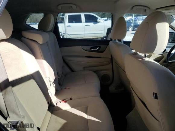 2016 Nissan Rogue SV with VIN KNMAT2MT7GP638856, listed as a Copart auction lot 47089475 with 72074 miles and Salvage Title. Bid and sale history available at carsss.com. Image 11.