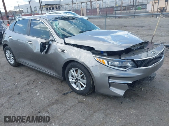 2018 Kia Optima LX z VIN 5XXGT4L38JG228380, wystawiony jako IAAI lot #41960308 z przebiegiem 43 317 mil mil oraz . Historia ofert i sprzedaży dostępna na DreamBid. Obrazek 1.