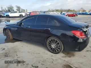 2017 Mercedes-Benz C 43 AMG with VIN 55SWF6EB7HU188565, listed as a Copart auction lot 87072524 with Not Provided miles and Salvage Title. Bid and sale history available at DreamBid. Image 2.
