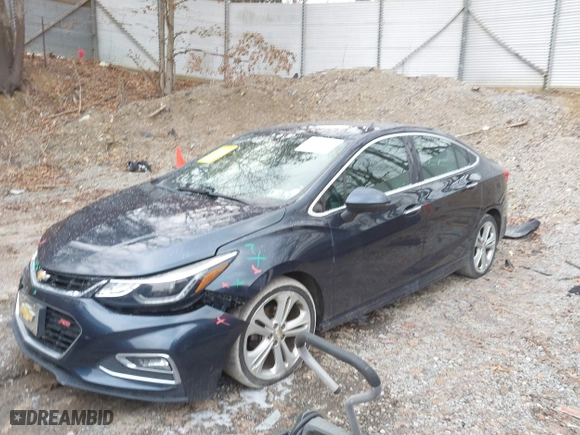 2016 Chevrolet Cruze Premier with VIN 1G1BG5SMXG7303220, listed as a IAAI auction lot 41533633 with 87,768 mi miles. Bid and sale history available at carsss.com. Image 2.