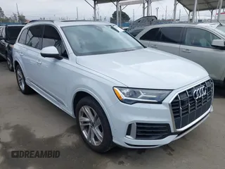 2023 Audi Q7 Premium Plus with VIN WA1LXBF73PD005733, listed as a IAAI auction lot 42229125 with 42,381 mi miles and . Bid and sale history available at DreamBid. Image 1.