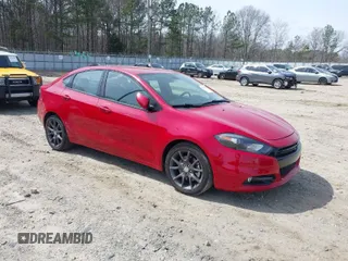 2016 Dodge Dart SXT Sport with VIN 1C3CDFFAXGD822624, listed as a IAAI auction lot 41810144 with 59,354 mi miles. Bid and sale history available at carsss.com. Image 1.