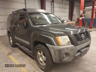 2005 Nissan Xterra S with VIN 5N1AN08W55C652001, listed as a IAAI auction lot 41875229 with 223,022 mi miles and . Bid and sale history available at DreamBid. Image 1.