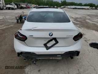 2023 BMW 2 Series 230i xDrive z VIN 3MW33CM02P8D50632, wystawiony jako Copart lot #52751724 z przebiegiem Nie podano mil oraz Szkoda całkowita • Salvage title. Historia ofert i sprzedaży dostępna na DreamBid. Obrazek 6.