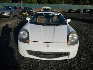 2002 Toyota MR2 Spyder with VIN JTDFR320720050590, listed as a Copart auction lot 46651395 with 155,998 mi miles and Salvage Title. Bid and sale history available at carsss.com. Image 5.