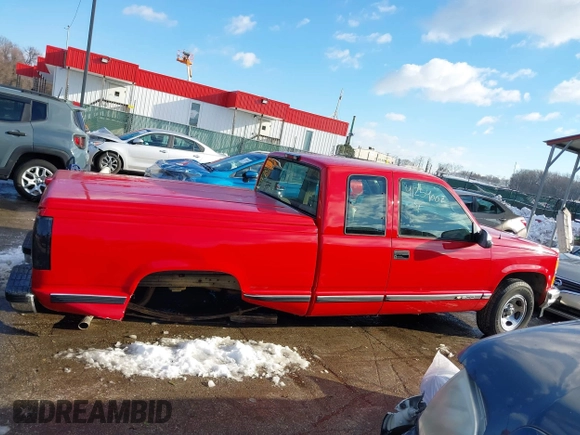 1997 Chevrolet Silverado 1500 with VIN 2GCEC19W9V1112124, listed as a IAAI auction lot 41254007 with 203,722 mi miles. Bid and sale history available at carsss.com. Image 13.