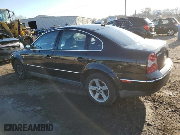 2004 Volkswagen Passat GLX with VIN WVWRH63BX4P143681, listed as a Copart auction lot 86345314 with 186,634 mi miles and Salvage title. Bid and sale history available at DreamBid. Image 2.