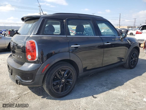 2014 MINI Cooper Countryman S with VIN WMWZC3C52EWT01281, listed as a Copart auction lot 44225455 with 57,463 mi miles and Salvage Title. Bid and sale history available at carsss.com. Image 3.