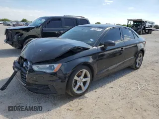 2015 Audi A3 1.8T Premium with VIN WAUACGFF3F1005693, listed as a Copart auction lot 53287873 with 129,942 mi miles. Bid and sale history available at carsss.com. Image 1.