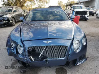 2013 Bentley Continental GT with VIN SCBGR3ZA0DC079677, listed as a Copart auction lot 82753764 with 58,406 mi miles and Salvage Title. Bid and sale history available at DreamBid. Image 5.