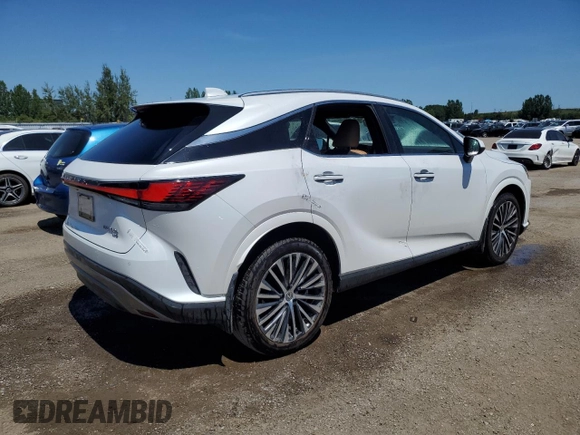 2024 Lexus RX 350h with VIN 2T2BBMCA2RC026628, listed as a Copart auction lot 63908035 with 14,710 mi miles and Clean title. Bid and sale history available at DreamBid. Image 3.