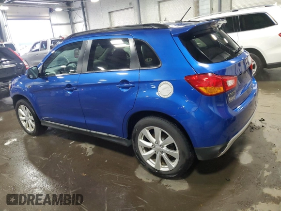 2015 Mitsubishi Outlander Sport 2.4 GT with VIN 4A4AR4AW9FE033894, listed as a Copart auction lot 87880505 with 73,760 mi miles and Salvage Title. Bid and sale history available at carsss.com. Image 2.