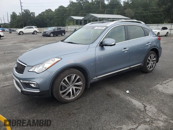 2017 Infiniti QX50 with VIN JN1BJ0RP8HM388592, listed as a Copart auction lot 72812894 with 40,425 mi miles and Salvage Title. Bid and sale history available at carsss.com. Image 1.