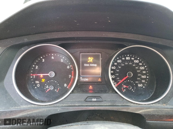 2018 Volkswagen Tiguan S with VIN 3VV0B7AX5JM033302, listed as a Copart auction lot 61534745 with 111,230 mi miles and Salvage title. Bid and sale history available at DreamBid. Image 9.
