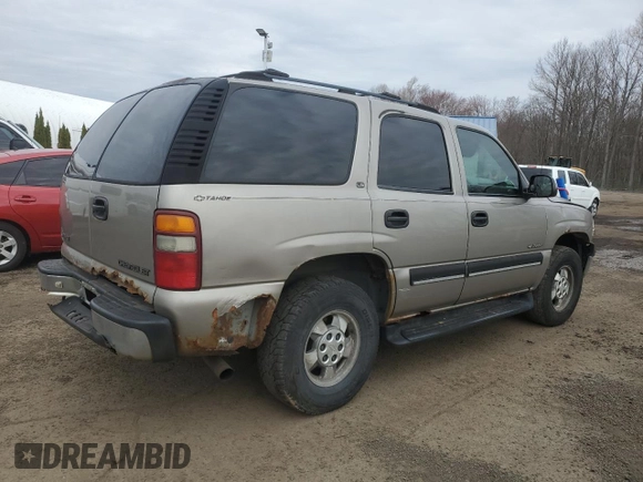 2002 Chevrolet Tahoe LT z VIN 1GNEK13Z02J103049, wystawiony jako Copart lot #52364765 z przebiegiem 216 289 mil mil oraz Szkoda całkowita • Salvage title. Historia ofert i sprzedaży dostępna na DreamBid. Obrazek 3.