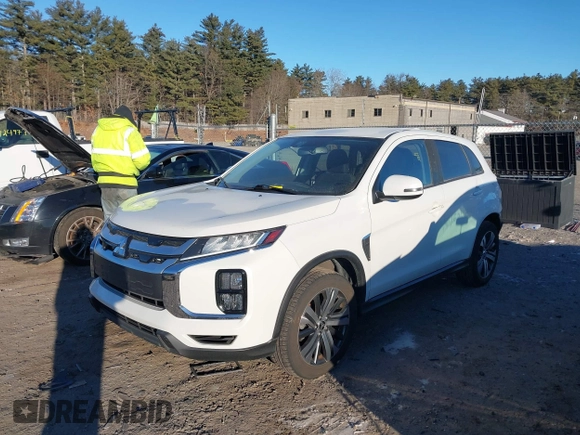 2020 Mitsubishi Outlander Sport ES 2.0 with VIN JA4AR3AU8LU029203, listed as a IAAI auction lot 41257400 with 95,121 mi miles. Bid and sale history available at carsss.com. Image 2.