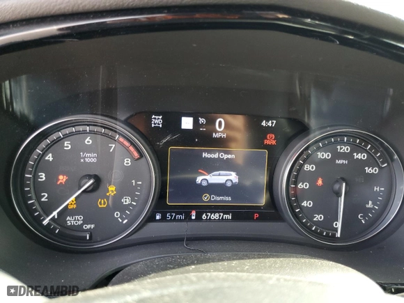 2020 Cadillac XT6 AWD Premium Luxury with VIN 1GYKPDRS7LZ135373, listed as a Copart auction lot 67689153 with 67,687 mi miles. Bid and sale history available at carsss.com. Image 9.