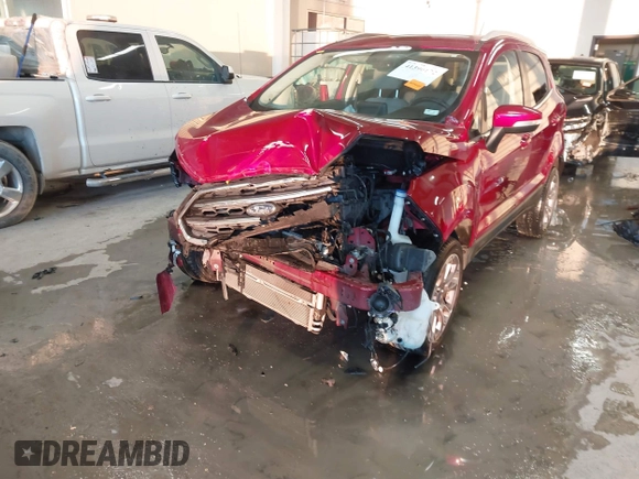 2019 Ford EcoSport Titanium with VIN MAJ6S3KL0KC310265, listed as a IAAI auction lot 41390172 with 93,731 mi miles and . Bid and sale history available at DreamBid. Image 6.