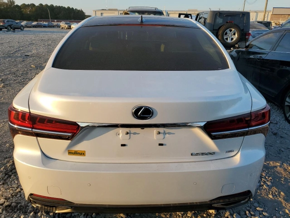 2018 Lexus LS with VIN JTHC5LFF9J5000318, listed as a Copart auction lot 77924194 with 121,302 mi miles and Salvage Title. Bid and sale history available at carsss.com. Image 6.